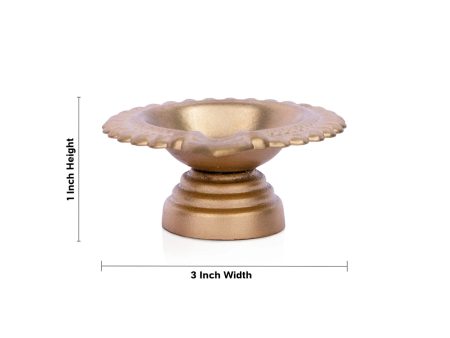 Agal Vilakku - 1 x 3 Inches | Decorative Diya  Iron Lamp for Pooja  20 Gms Approx Online now