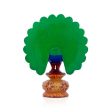 Peacock Statue - 5.5 Inches | Painted Peacock  Wooden Peacock for Home Decor Online now