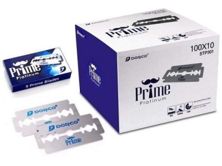 DORCO PRIME PLATINUM DOUBLE EDGE 1000 BLADES 10pk For Discount