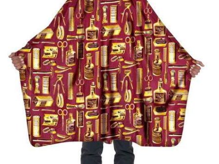 Betty Dain Vintage Gold edition Styling Cape Gold Burgundy Cheap