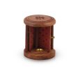 Dhoop Stand With Shutter - 3.5 x 3 Inches | Wooden Jali Work Dhoop Batti Stand With Sliding Door  Dhoop Holder for Pooja Fashion