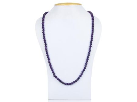 Amethyst Mala - 15 Inches | 108 Beads  6 mm  Amethyst Stone Mala for Meditation For Sale