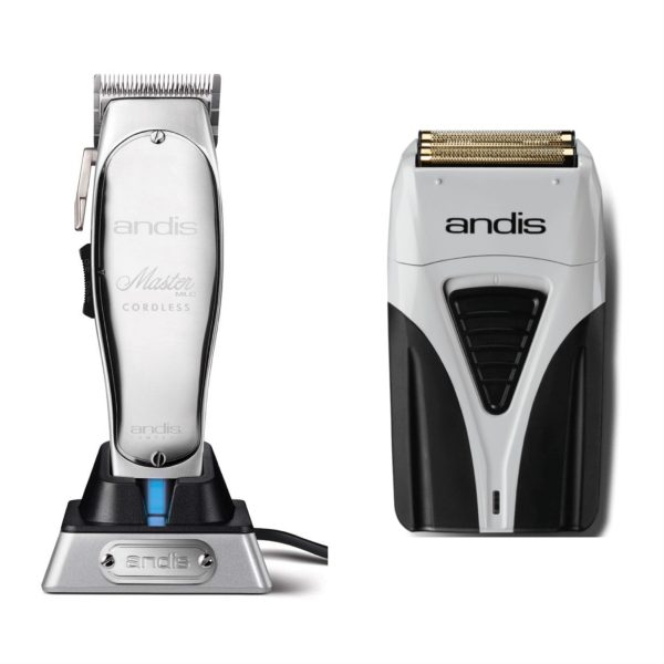 Andis 2pc Cordless Combo – Cordless Master, Cordless Foil Shaver Plus Online Sale