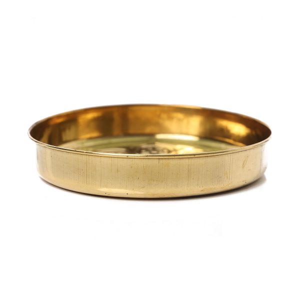 Brass Plate - 6 Inches | Nakshatra Plate  Thali Plate  Pooja Plate for Home  80 Gms Approx Online Sale