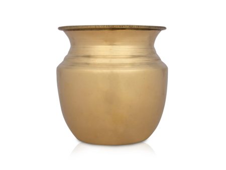 Brass Lota - 5 x 4.5 Inches | Kalash  Pooja Pot  Chombu for Home  240 Gms Approx For Discount