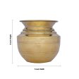 Brass Lota - 5 x 5 Inches | Kalash  Pooja Pot  Chombu for Home  350 Gms Approx Hot on Sale