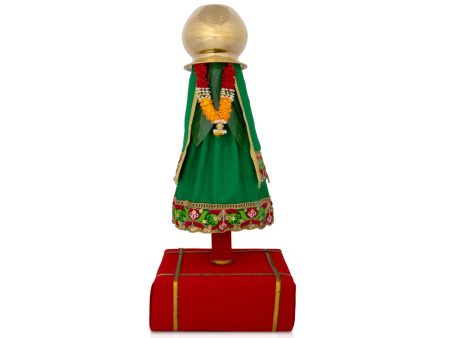 Readymade Gudhi    Maharashtrian Festival Gudi Padwa Stand GudiPadwa Decoration Showpiece Assorted Colour & Design Fashion