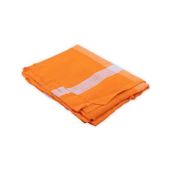 Angavastram - 30 x 60 Inches | Thundu  Orange Colour Towel  Melmundu for Mens Discount