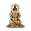 Laxmi Devi Statue - 2.75 x 2 Inches | Sitting Laxmi Statue  Brass Idol  Maha Laxmi Idol for Pooja  75 Gms Approx Online now