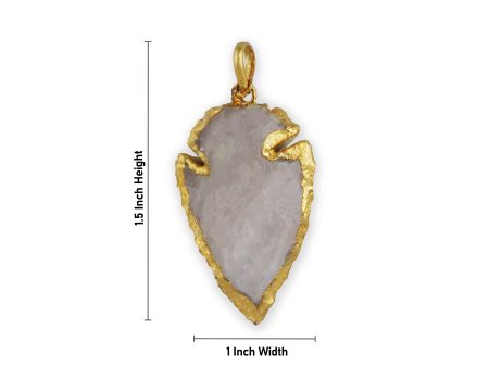 Arrowhead Pendant - Rose Quartz | Dollar  Locket  Jewellery for Men & Women  Assorted Colour Online