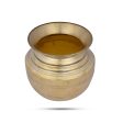 Brass Lota - 5 x 5 Inches | Kalash  Pooja Pot  Chombu for Home  350 Gms Approx Hot on Sale