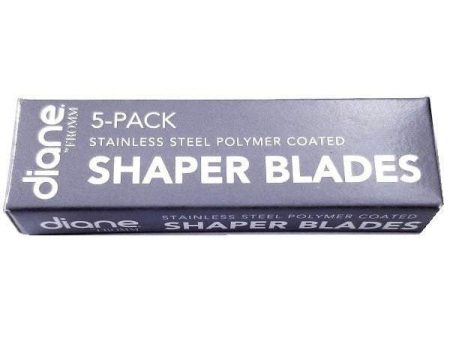 Diane Stainless Steel Polymer Coated Shaper Blades 5-Pack Discount