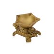 Brass Diya - 2 x 3 Inches | Brass Lamp  Kodiya Design Brass Vilakku for Pooja  195 Gms Approx Sale