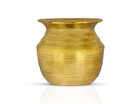 Brass Lota - 4 x 4 Inches | Kalash  Pooja Pot  Chombu for Home  170 Gms Approx Online Hot Sale