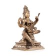 Saraswati Murti - 5 Inches | Panchaloha Statue  Saraswati Idol for Pooja  550 Gms Approx Supply