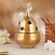 Brass Diya - Apple - 2.5 x 2 Inches | Nanda Deep  Agal Vilakku  Brass Lamp  Brass Deepam for Pooja Cheap