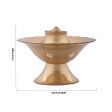 Brass Agarbathi Stand - 3 x 3.25 Inches | Dhoop Dhani  Incense Holder for Pooja  60 Gms Approx Fashion