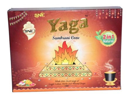 Yaga Sambrani Cone 12 cups 2 In 1 Sale