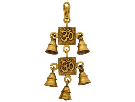 Hanging Bell | Brass Pooja Bell  2 Step Vastu Lucky Bell for Home  415 Gms Approx Discount