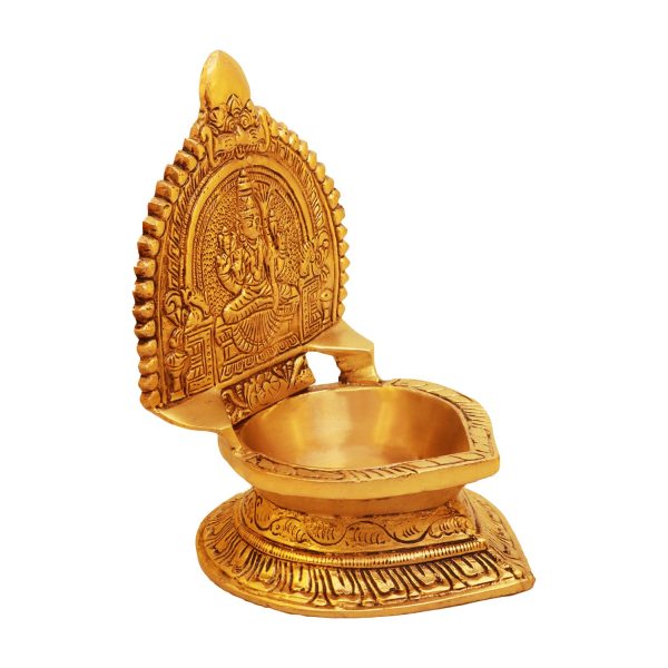 Kamatchi Vilakku - 7 Inches | Brass Kamakshi Deepam  Lamp for Pooja Cheap