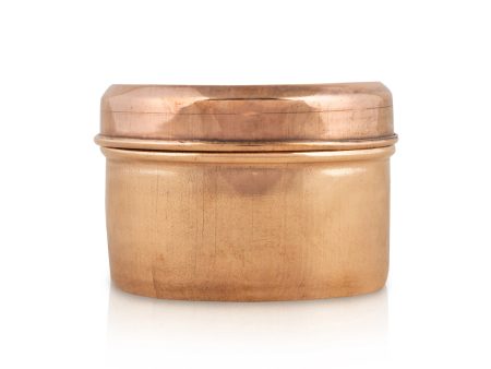 Pooja Box - 2 x 3 Inches | Copper Box  Storage Box for Home  70 Gms Approx For Cheap