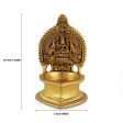 Kamatchi Vilakku -Kajalakshmi - 6.5 Inches | Brass Kamakshi Deepam  Lamp for Pooja Online Hot Sale