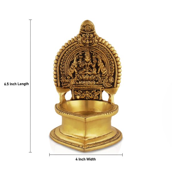 Kamatchi Vilakku -Kajalakshmi - 6.5 Inches | Brass Kamakshi Deepam  Lamp for Pooja Online Hot Sale