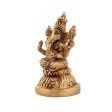 Ganesh Murti - 4.5 x 3 Inches | Antique Brass Statue  Vinayaka Idol for Pooja   680 Gms Approx Sale