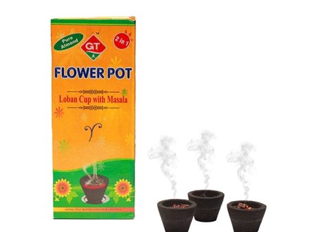 GT Flower Pot Cup Sambrani 10Pcs For Discount