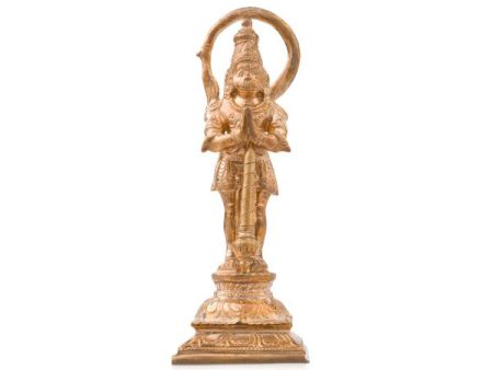 Anjaneya Statue - 6 Inches | Hanuman Standing  Panchaloha Statue  Hanuman Murti for Pooja  500 Gms Approx Online Sale