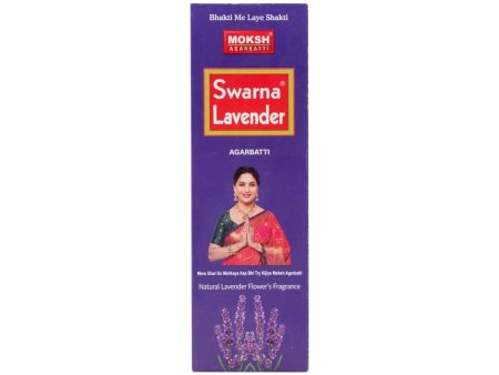 Moksh Swarna Lavender Agarbathi - 81 Gms | Incense Sticks  Agarbatti for Pooja Online Hot Sale