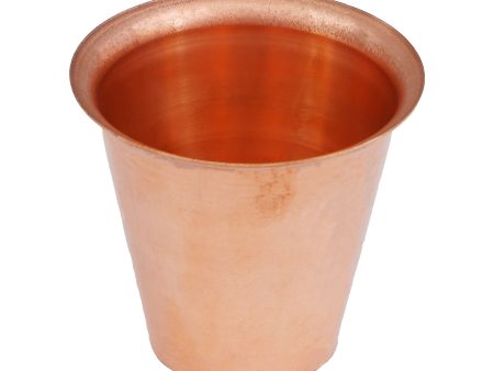 Copper Tumbler - 2.5 x 2.5 Inches | Filter Coffee Tumbler for Home  42 Gms Approx Hot on Sale