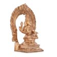 Laxmi Murti with Arch - 6 Inches | Lakshmi Idol  Panchaloha Statue  Lakshmi Murti for Pooja  900 Gms Approx Supply