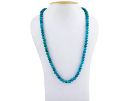 Chrysocolla Mala - 16 Inches | Gemstone Mala  Crystal Mala for Meditation Hot on Sale