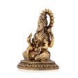 Laxmi Devi Statue - 2.75 x 2 Inches | Sitting Laxmi Statue  Brass Idol  Maha Laxmi Idol for Pooja  75 Gms Approx Online now