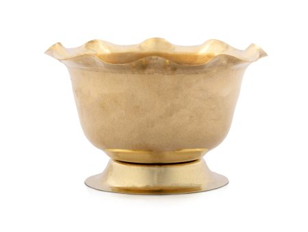 Brass Chandan Cup - 2.25 x 3.5 Inches | Sandal Bowl  Kumkum Bowl  Pooja Cup for Home  40 Gms Approx Online Hot Sale