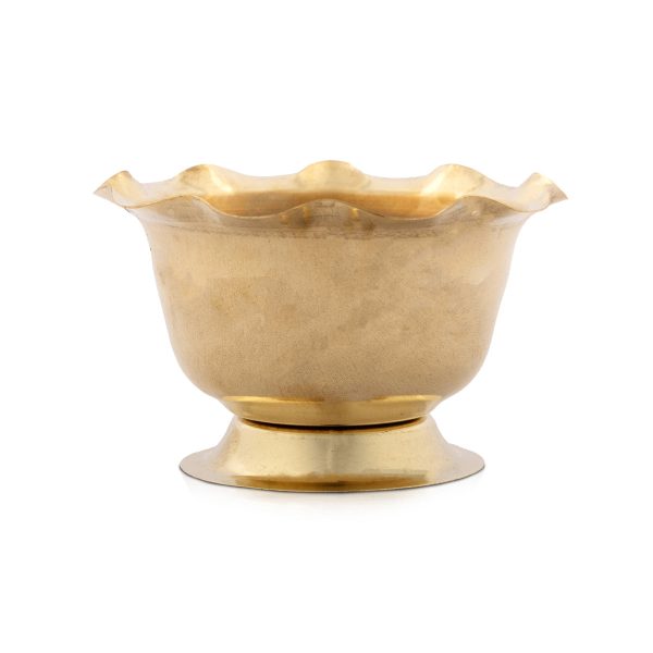 Brass Chandan Cup - 2.25 x 3.5 Inches | Sandal Bowl  Kumkum Bowl  Pooja Cup for Home  40 Gms Approx Online Hot Sale