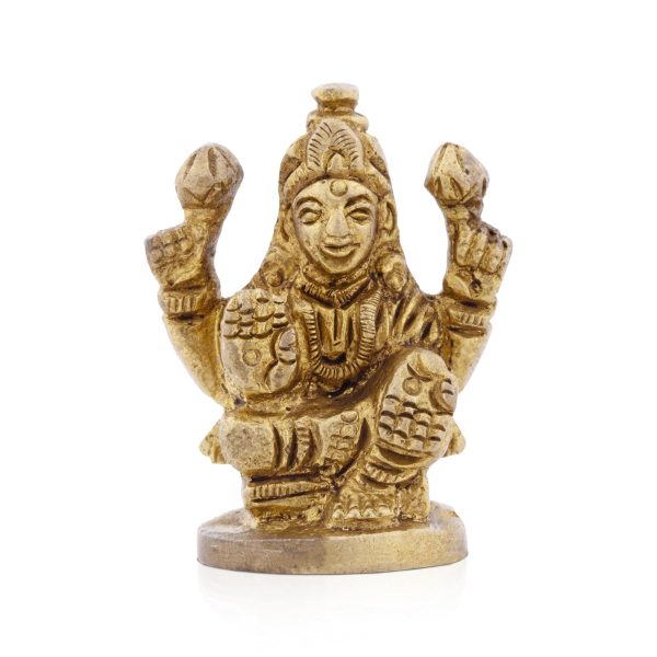 Laxmi Murti - 2 x 1.25 Inches | Antique Brass Statue  Lakshmi Idol for Pooja  50 Gms Approx Discount