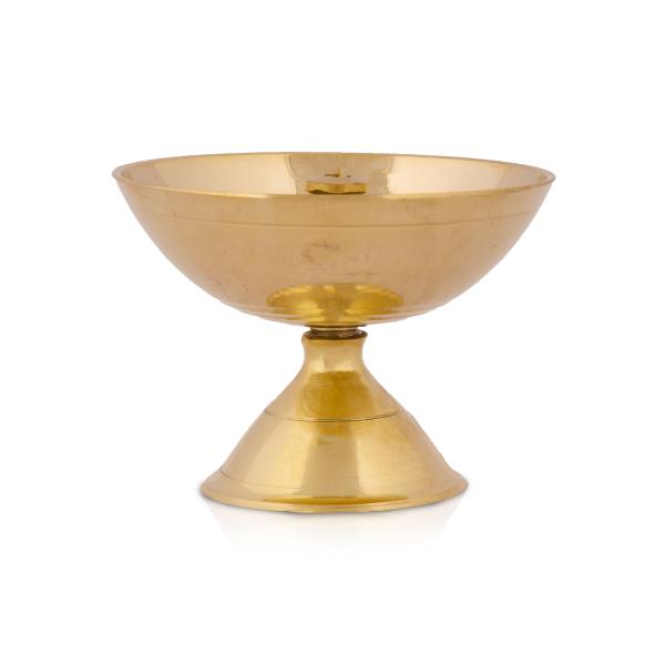 Brass Diya - Cup - 2 x 2.75 Inches | Nanda Deep  Agal Vilakku  Brass Lamp  Brass Deepam for Pooja Discount