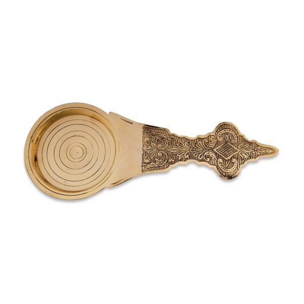 Brass Aarti - 1 x 12 Inches | Karpoora Burner  Pooja Aarti  Aarti Diya for Home Supply