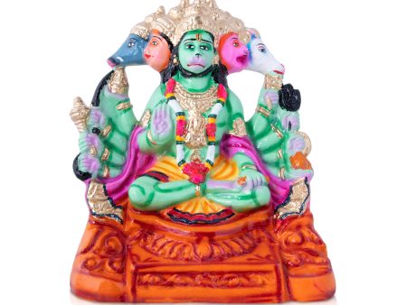 Panchmukhi Hanuman Paper Mache Golu Bommai - 11 x 9 Inches | Giri Golu Doll  Navaratri Golu Bomma Gombe Bommai Cheap