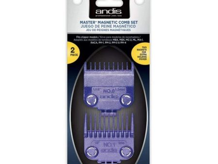 Andis master dual magnetic comb set 0 & 1 #01900 Discount