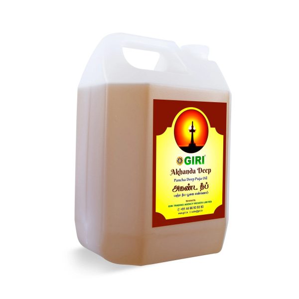 Giri Akhanda Pancha Deep Pooja Oil | Lamp Oil  Vilakku Oil  Deep Oil for Puja on Sale