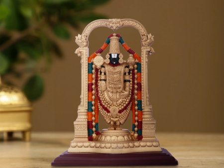 Balaji Murti - 9 x 7 Inches | Tirupati Balaji Idol  Resin Balaji Statue for Pooja  Assorted Design Online Sale