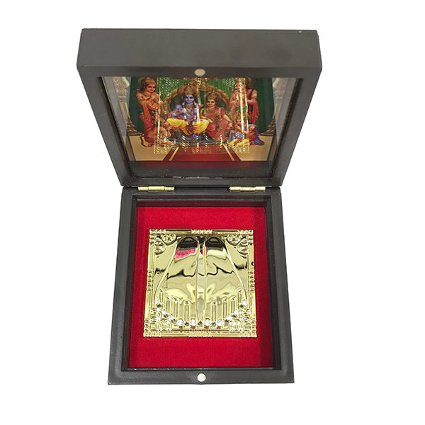 Pooja Box | Charan Paduka Box  Ram Darbar Padham Box for Pooja Hot on Sale