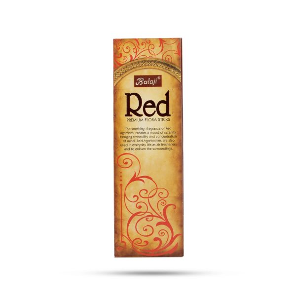 Balaji Red Premium Flora Incense Sticks - 50 Gms | Agarbathi  Agarbatti for Pooja Online