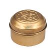 Brass Box - 1.75 x 2 Inches | Brass Box  Pooja Box with Lid for Home  20 Gms Approx For Discount