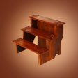 Golu Padi - 7 x 8.5 Inches | Wooden Golu Stand 3 Steps  Bommala Koluvu Stand for Home Online