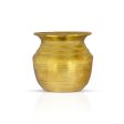 Brass Lota - 4 x 4 Inches | Kalash  Pooja Pot  Chombu for Home  170 Gms Approx Online Hot Sale