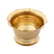 Brass Chandan Cup - 2.25 x 3.5 Inches | Sandal Bowl  Kumkum Bowl  Pooja Cup for Home  40 Gms Approx Online Hot Sale